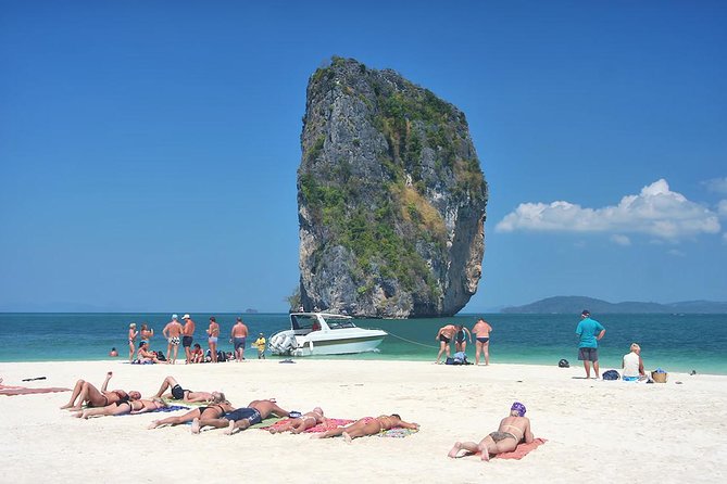 4 Islands Full-day Tour from Krabi with Tub, Chicken, Poda Island & Phra Nang - Phra Nang Cave Beach: iconic photos, plan for limited swimming