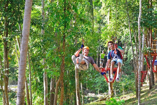 Aonang Fiore Zip Line Adventure in Krabi - Jungle Zipline Setup at Aonang Fiore Resort