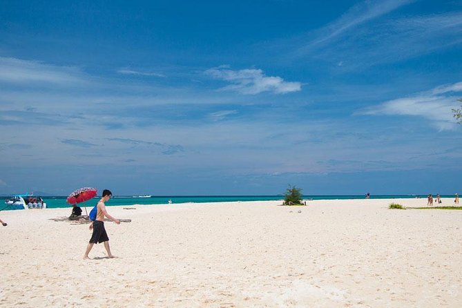 Bamboo Island, Maya Beach and Phi Phi Islands One Day Tour from Krabi - Bamboo Island (Koh Mai Phai): the heart-shaped beach day starter