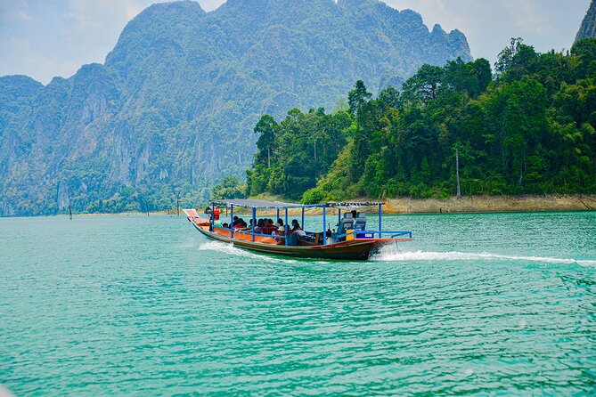 Cheow Lan Lake Adventure from Krabi with Cave and Floating Lunch - The longtail cruise segments: more than one look at the same water