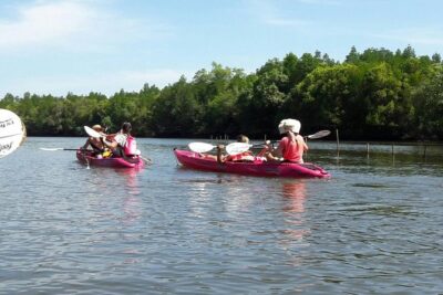 Early bird kayak adventure at AO Thalane - Small group kayaking: the calm you’re paying for