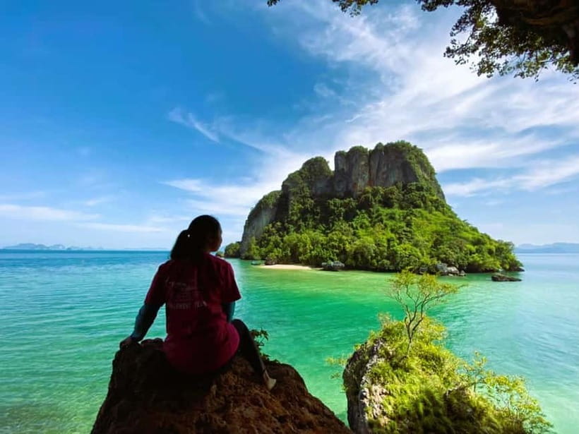 From Aonang: 4 Islands one day tour with Lunch - Tup Island Sand Bar: Clear Water and a Walk-Out Moment