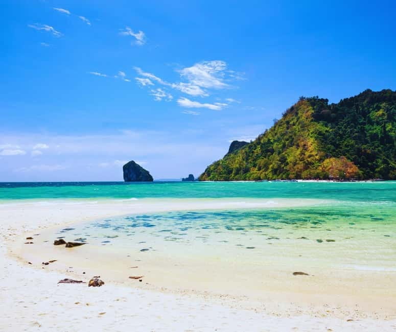 From Aonang: 4 Islands one day tour with Lunch - Phra Nang Cave Shrine Stop: Iconic Beach Scene in 15 Minutes