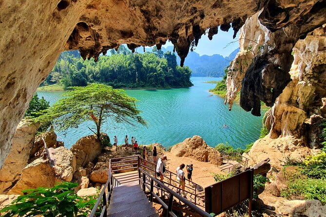 From Krabi: Great Cheow Lan Lake Day Trip with Lunch at PhuTawan - First big stop near Cheow Lan Dam: the day sets its pace