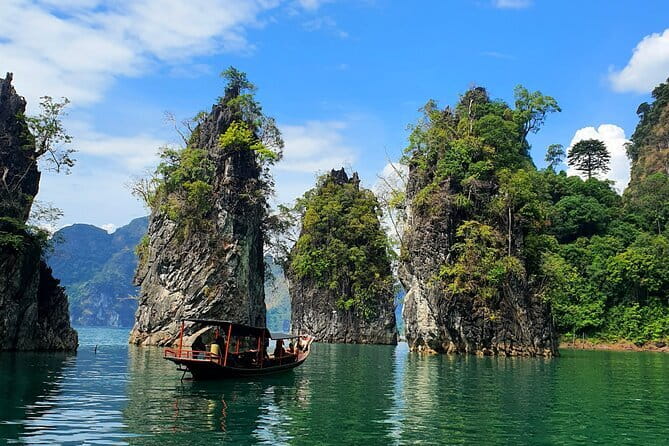 From Krabi: Great Cheow Lan Lake Day Trip with Lunch at PhuTawan - Rainforest hike and Diamond Cave: walking, then going underground