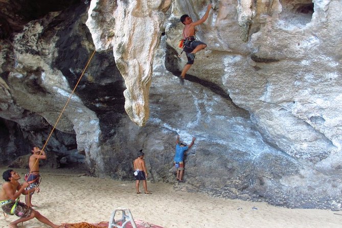 Full-Day Rock Climbing Course at Railay Beach by King Climbers from Krabi - Getting to Railay: the Ao Nam Mao start and longtail boat ride
