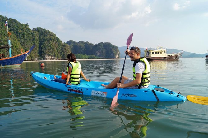 Full-Day Sea Kayaking Adventure in Ao Thalane Bay from Krabi - Full-day option: beach lunch, swimming time, and a calmer pace