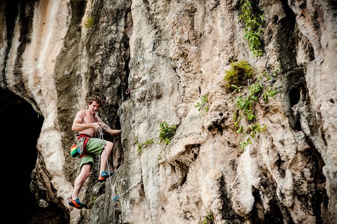 Intermediate-Advanced Half Day Private Rock Climbing Trip at Railay Beach - Getting There: Pickup, Longtail Boat, and the Railay Switch