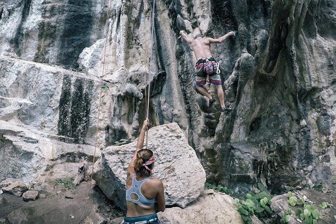 Intermediate-Advanced Half Day Private Rock Climbing Trip at Railay Beach - Stop 2: Phra Nang Cave Beach and a Scene Change Mid-Session