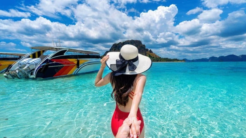 Krabi: 4 Islands and Caves Boat Tour with Lunch - Phra Nang Cave Shrine and Tham Phra Nang Beach: Quick Culture + Great Views