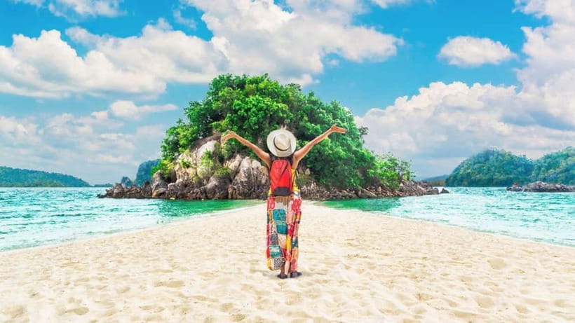 Krabi: 4 Islands and Caves Boat Tour with Lunch - Chicken Island (Koh Kai): Swimming and Short Snorkel Time
