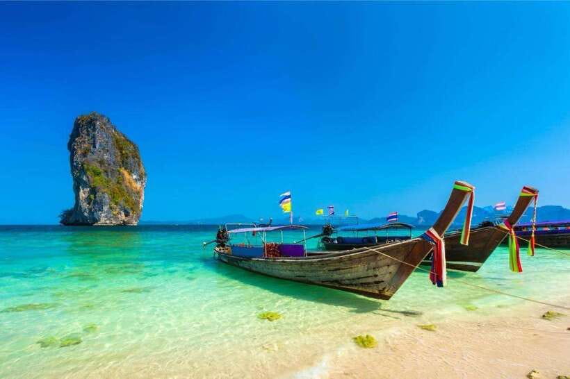 Krabi: 4 Islands Longtail Boat Tour with Lunch - Key Points at a Glance