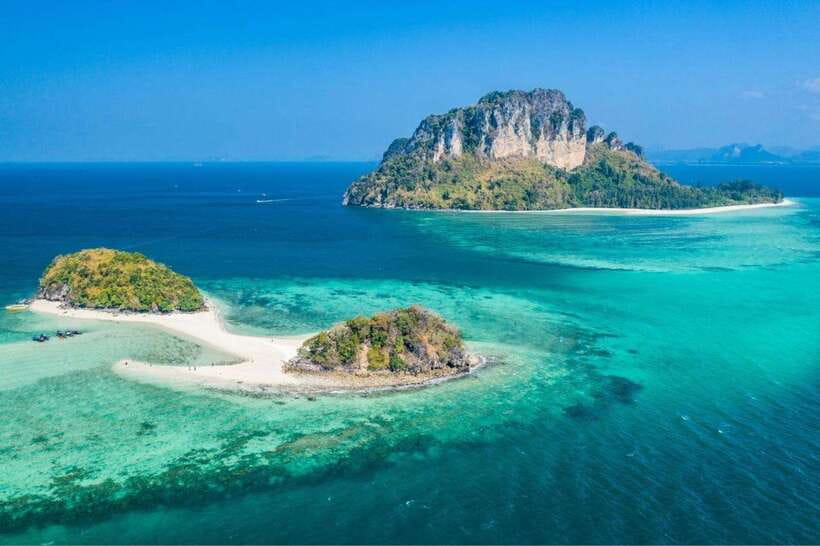 Krabi: 4 Islands Tour by Speedboat with Lunch and Snorkeling - Chicken Island: The Rock Formation Stop and Coral-Color Snorkeling Time