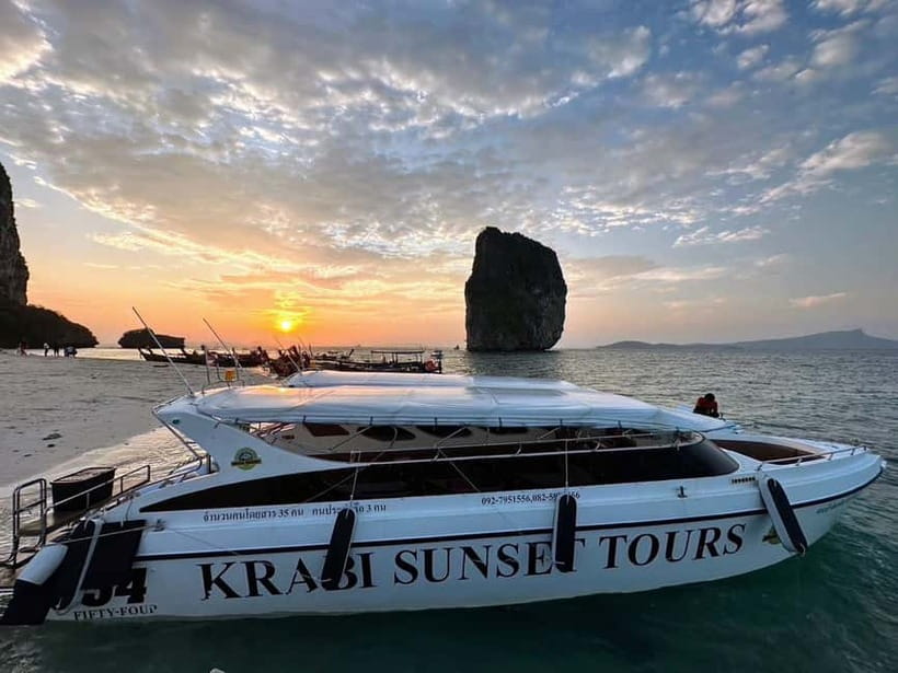 Krabi: 7 Islands Speedboat Magic to Twilight Treasures - Railay’s Phra Nang Beach: the first swim stop people remember