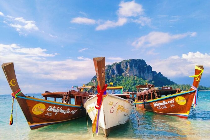 Krabi 7 Islands Sunset Tour with Bioluminescent Plankton + BBQ - Tup Island sandbar walk: fun low-tide hiking, but watch your timing