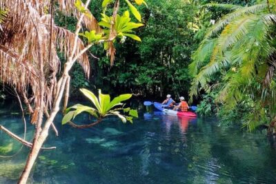 Krabi Crystal Lagoon Kayaking Experience - Klong Root clear water canal stop: swimming, relaxing, and cooling off