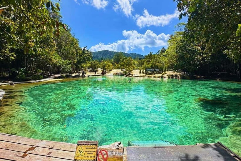 Krabi: Emerald Pool, Hot Springs, and Kayaking Tour - Getting to Sra Morakot without turning it into a stress day