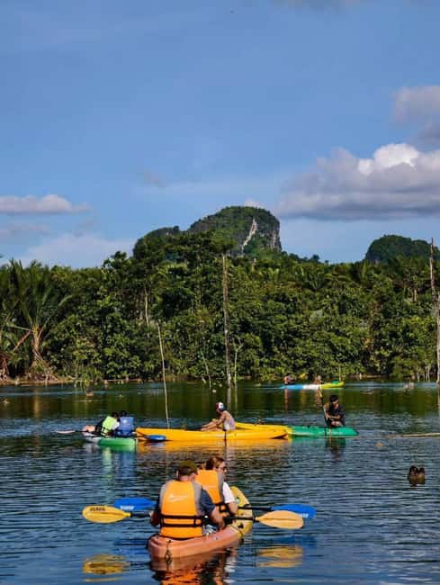Krabi: Hidden Mirror Lake Kayak, Swim & Easy Nature Activity - Thai oil massage: when recovery beats souvenirs
