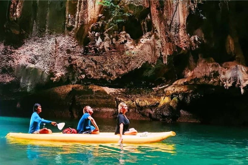 Krabi: Hong Island with Kayaking by speedboat - Secret Hong Lagoon cruise: limestone walls and a calm pause