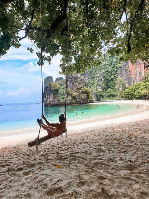 Krabi: Hong Islands - Join tour by Longtail boat - Koh Lao Lading (Paradise Island): calmer beach, snorkeling time