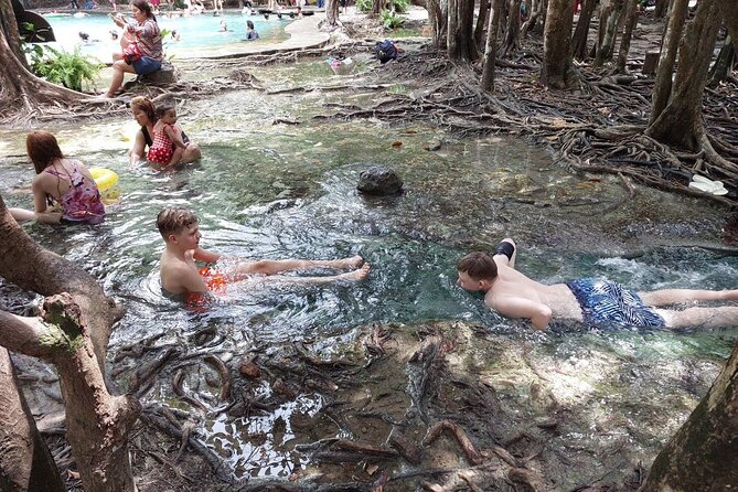 Krabi Outback Explorer to Emerald Pool, Wareerak Hotspring and Beyond - Kayaking option at Klong Root: short paddle, clear-water canal feel