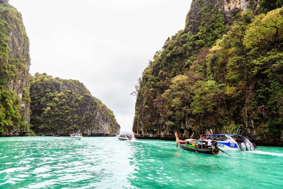 Krabi: Premium Phi Phi Islands Day Trip with Lunch & Snorkel - Passing Viking Cave: The View Without the Footsteps