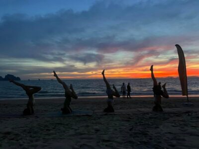Krabi: Sunset Yoga Balance Join-in Class - Price and value: $23 for mat, water, and real instruction