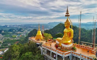 Krabi: Tiger Cave, Hot Springs and Emerald Pool Jungle Tour - Hot Springs Waterfall and thermal pool time