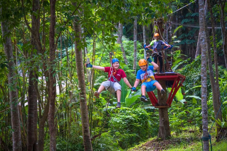 Krabi: Ultimate Zipline Games Challenge - What You Actually Do: Program A vs Program B Games
