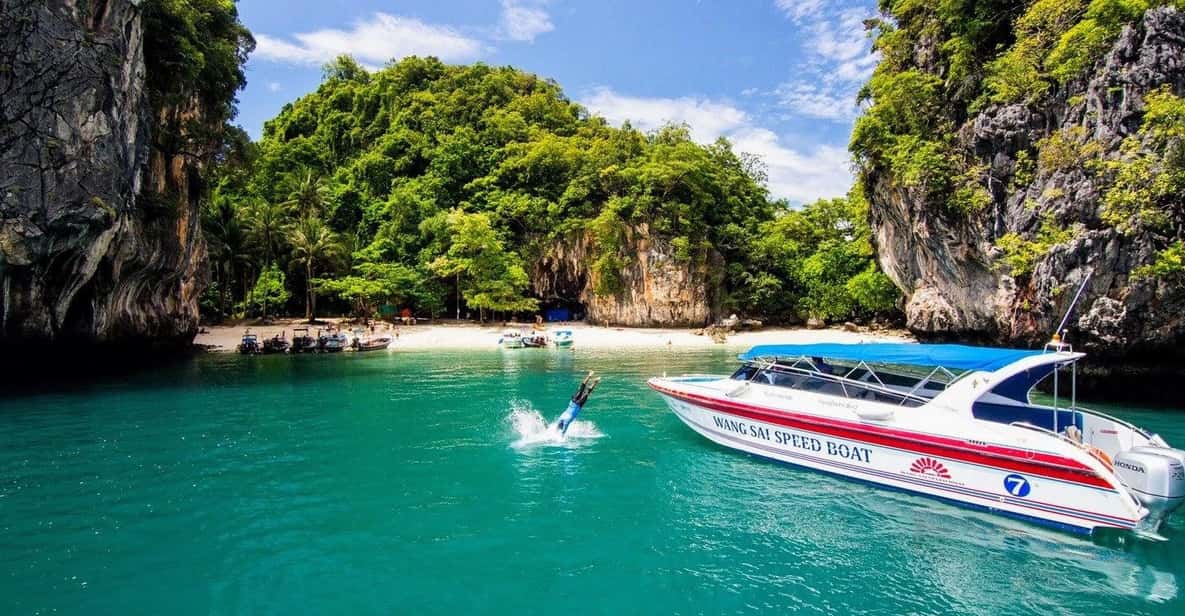 Krabi's Hong Island Speed Boat Blast with 360° Viewpoint - Ko Pak Bia (Pakbia Island): Beach Time and Cave-Adjacent Views
