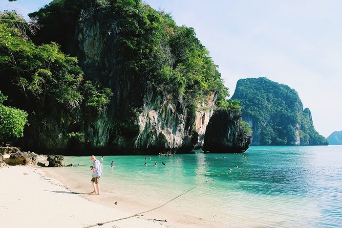 Longtail Boat Private Charter Tour to Hong Islands From Krabi - Stop 3: Ko Lao La Ding for beach time and clear-water snorkeling