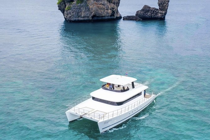 Luxury Sunset Cruise at Krabi's Coastlin with Power Catamaran - 3pm Departure With Hotel Pickup Across Krabi’s Main Beaches