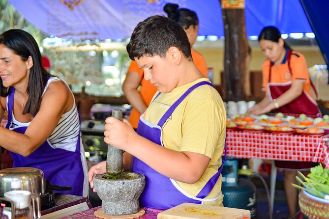 Penny Thai Cooking Class Krabi - The teaching style: clean setup, clear steps, and you cooking your own recipes