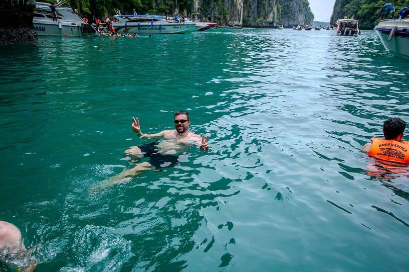 Phi Phi : Half Day By Speed Boat 4 hours Phi Phi Lay - Monkey Beach: photos, a walk, and monkey rules you’ll want to follow