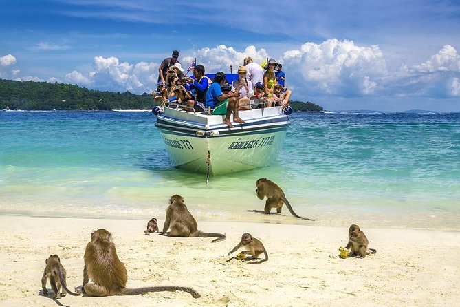 Phi Phi Island Tour by Speedboat from Krabi with Lunch (SHA Plus) - Maya Bay and Monkey Beach: Iconic Stops With Crowd and Noise Reality
