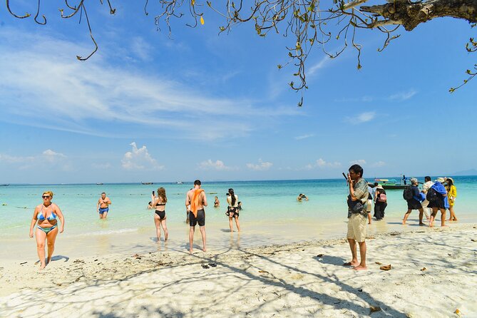 Twilight Bliss 7 Islands and Plankton Night from Krabi - Stop 4: Chicken Island’s rock shape and easy beach time